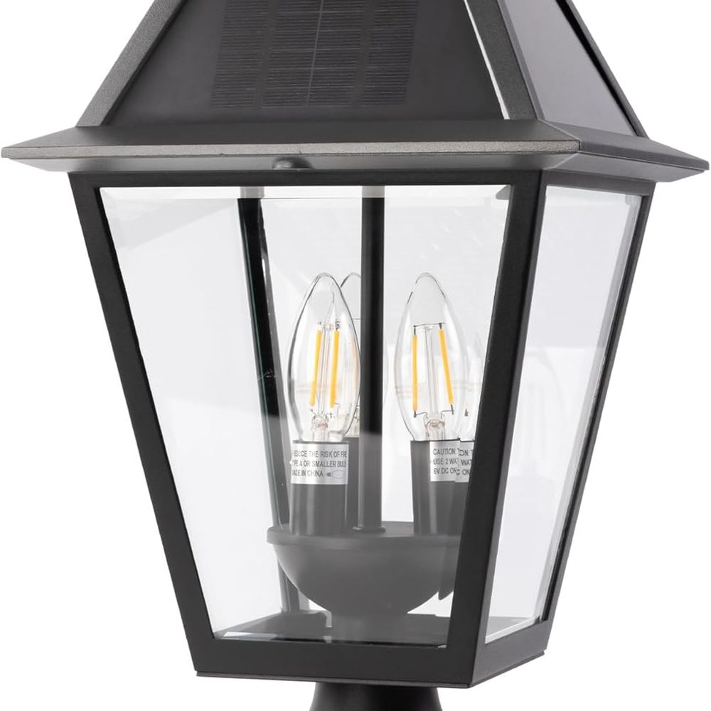 Outdoor Lighting Dusk To Dawn - Outdoor Solar Lamp Post Light with
