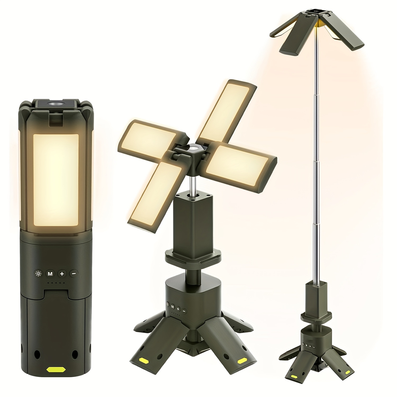 Outdoor Lighting Battery Powered - Camping Lantern, 14000mAh Rechargeable Camping Lights