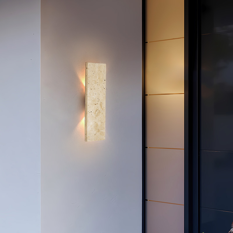Outdoor Lighting Bronze - Outdoor Waterproof Wall Lamps Strip Natural