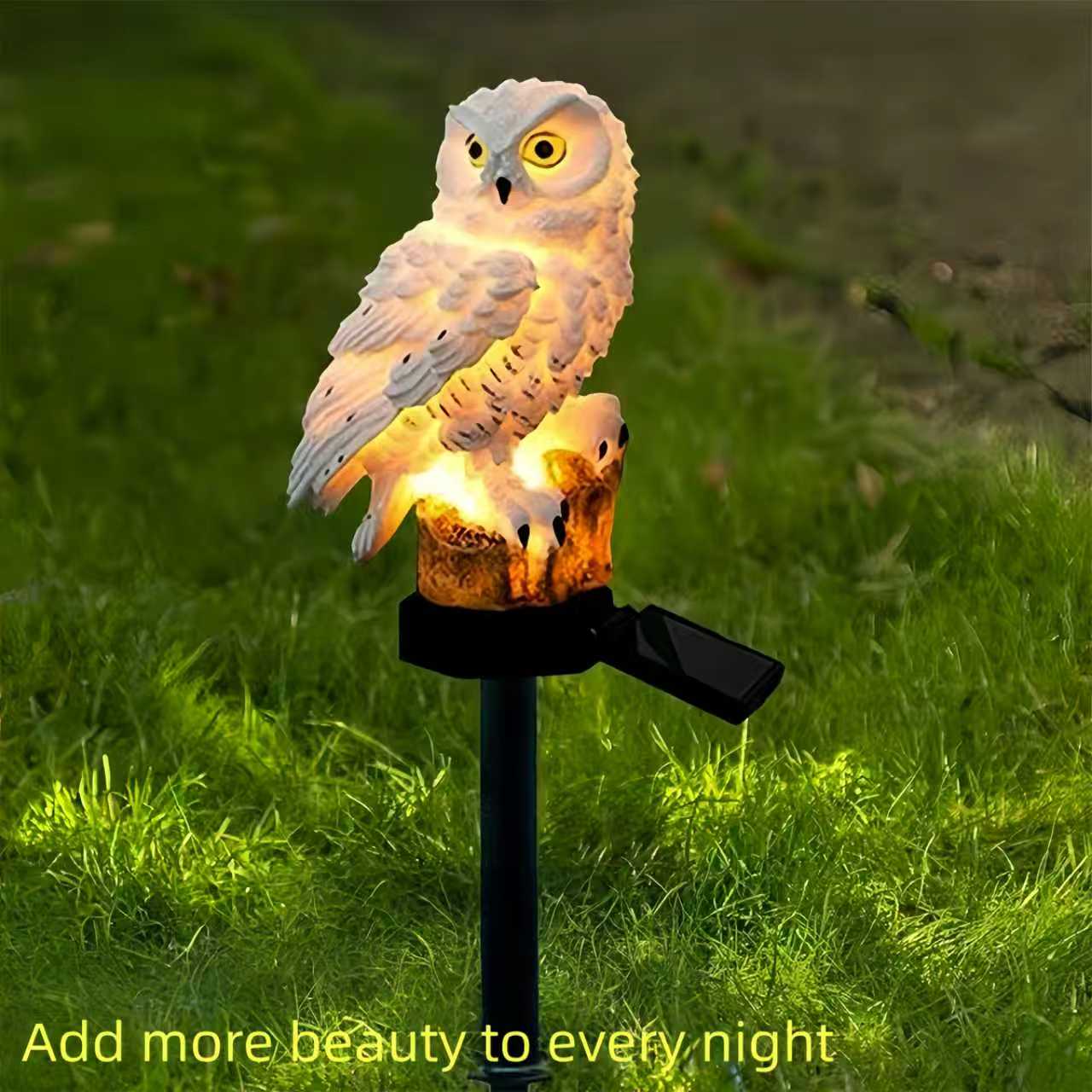 Outdoor Lighting For Gazebo - Solar Owl Garden Stake Light Outdoor