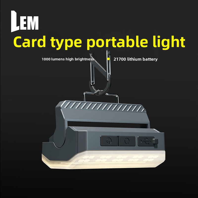 Outdoor Lighting Battery Powered - Hanging Tent Lamp Camping Light Long