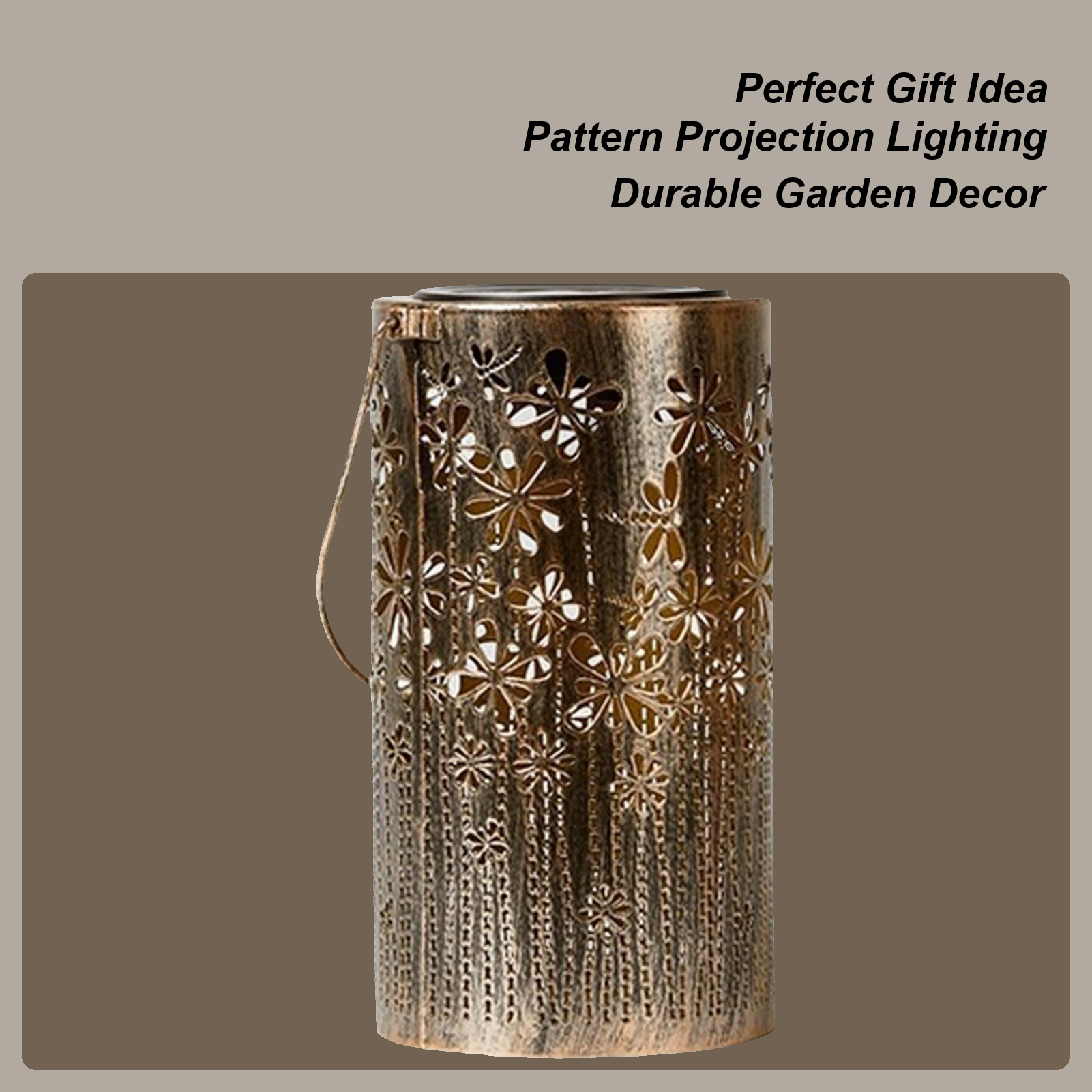Outdoor Lighting And Landscape - Solar Lanterns Decorative Colorful Metal Flower