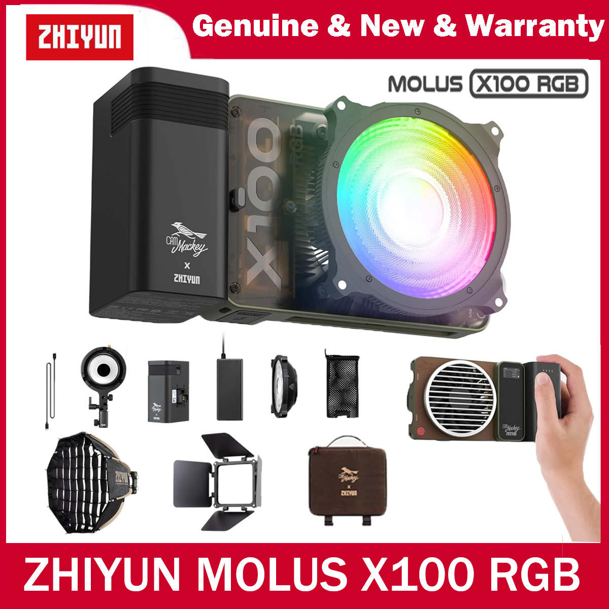 Outdoor Lighting Video - ZHIYUN MOLUS X100 RGB LED Light