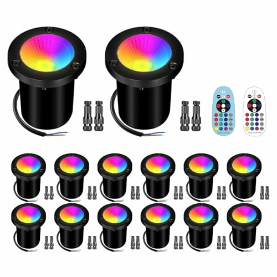 Outdoor Lighting And Landscape - Landscape Lighting - 10W RGB In-Ground