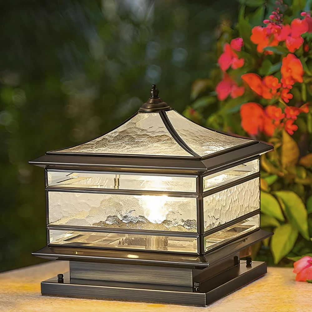 All Copper Steel Glass Outdoor - Outdoor Lighting Deck avis et prix
