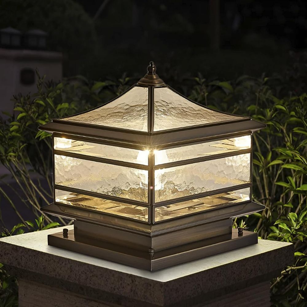 All Copper Steel Glass Outdoor - Outdoor Lighting Deck avis et prix