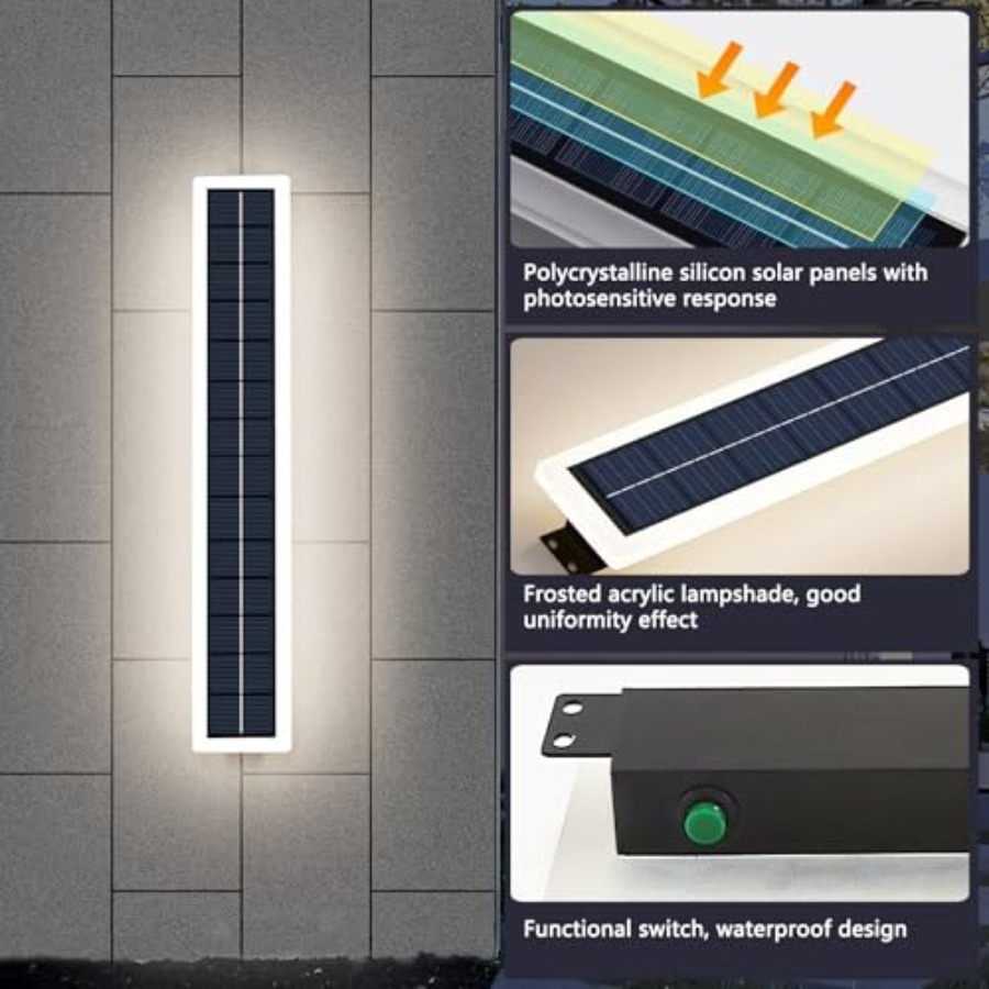 Solar Wall Lights Outdoor Wate - Outdoor Lighting Dusk To Dawn avis et prix