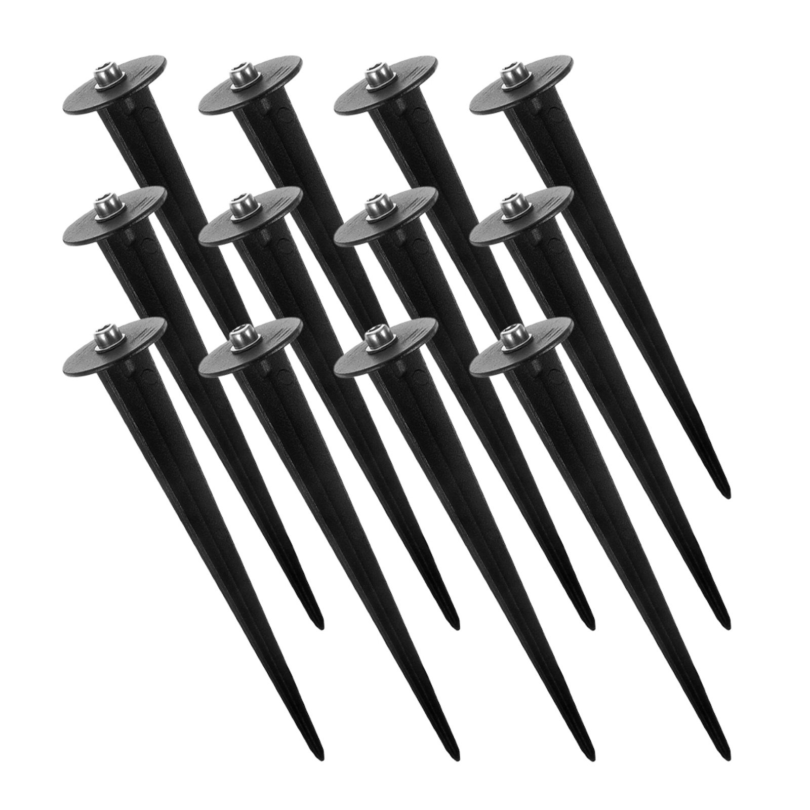 12Pcs Aluminum Solar Light Sta - Outdoor Lighting Yard Stakes avis et prix
