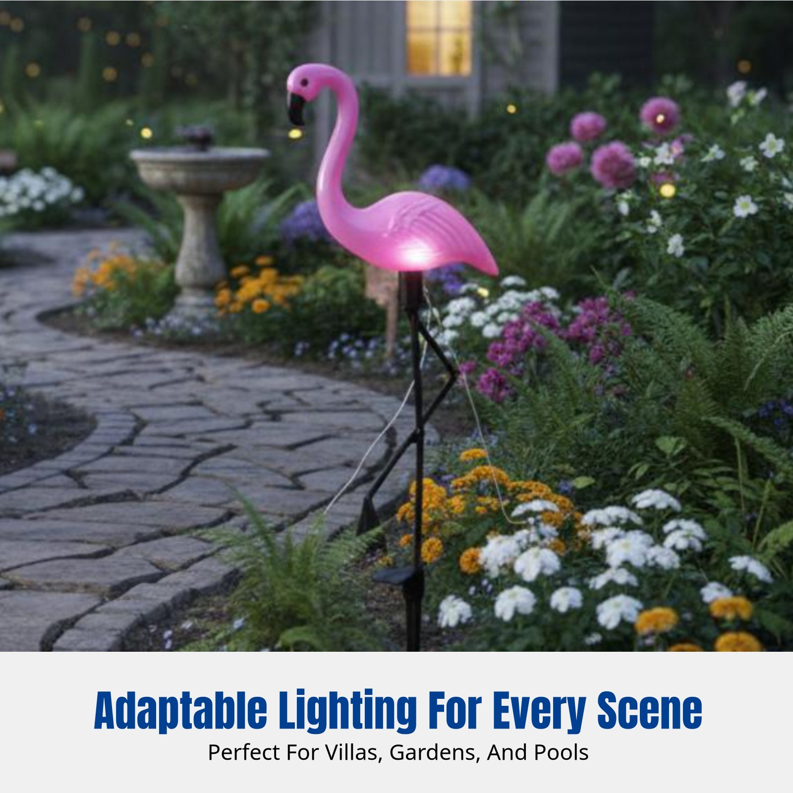 Solar Flamingo Lawn Light, Out - Outdoor Lighting And Landscape avis et prix