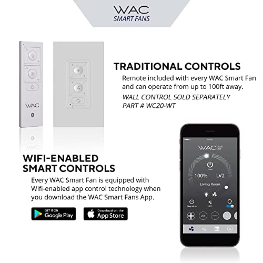 Smart 3-Blade Ceiling Fan 52in - Outdoor Lighting Remote Control avis et prix