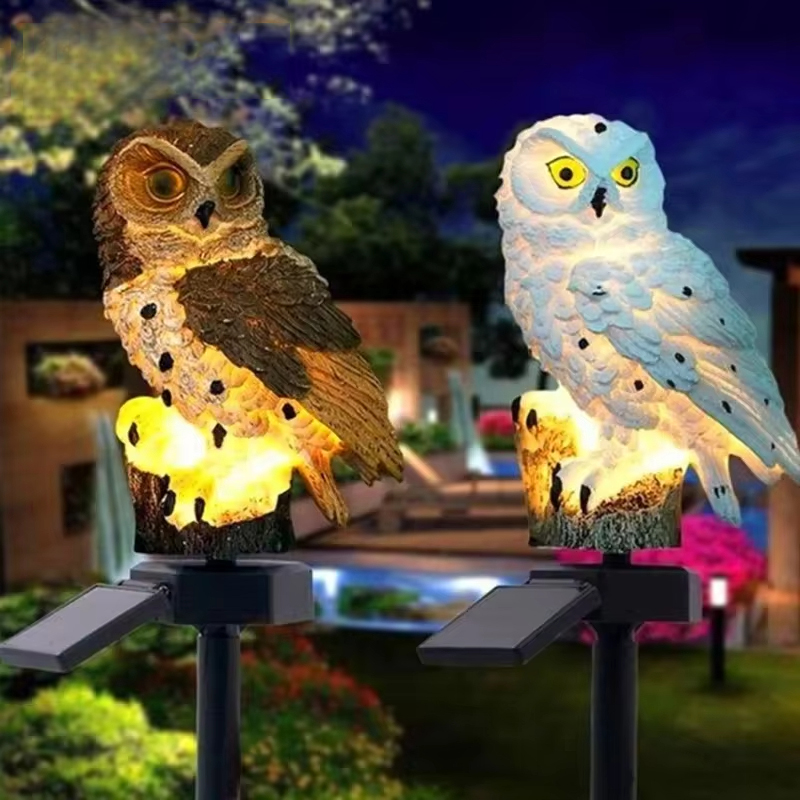 Solar light owl animal sculptu - Outdoor Lighting For Gazebo avis et prix