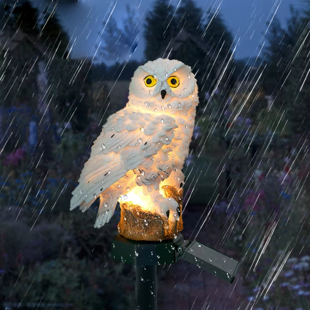 Solar light owl animal sculptu - Outdoor Lighting For Gazebo avis et prix