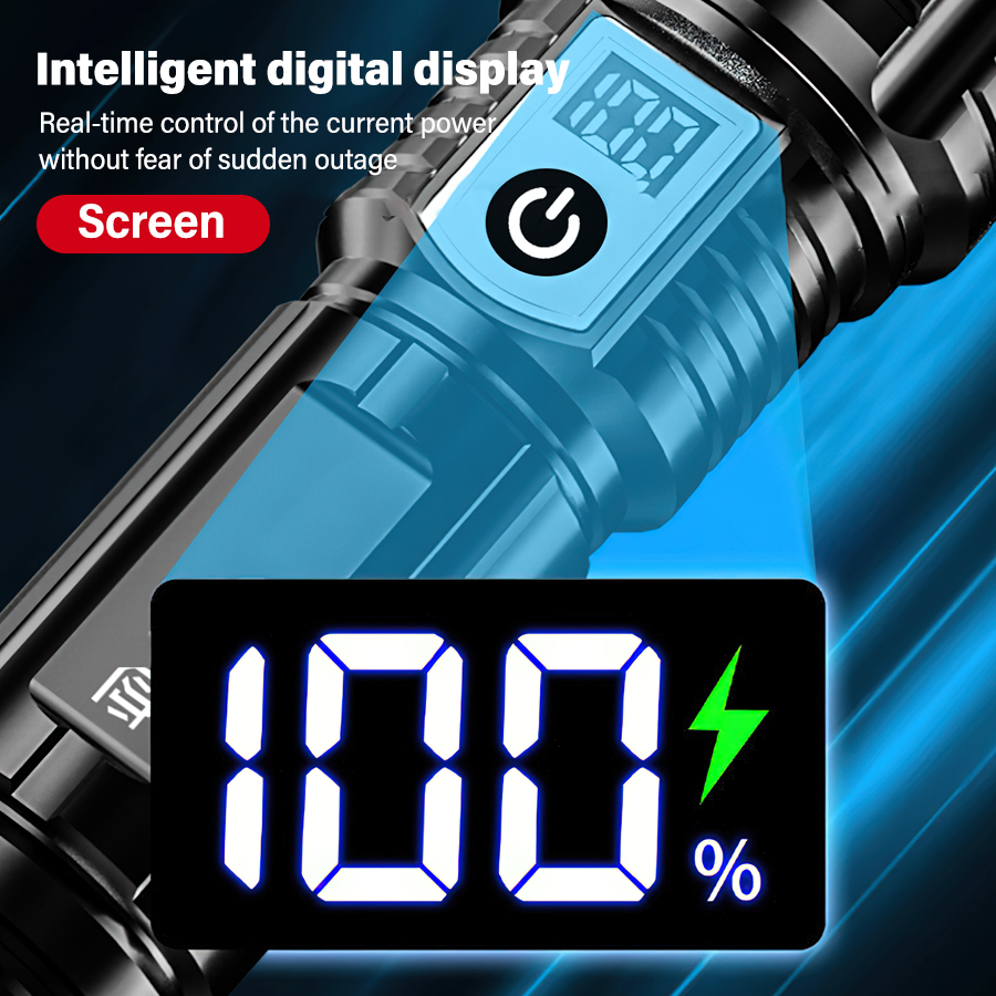 High Power 200000LM LED Flashl - Outdoor Lighting Battery Powered avis et prix