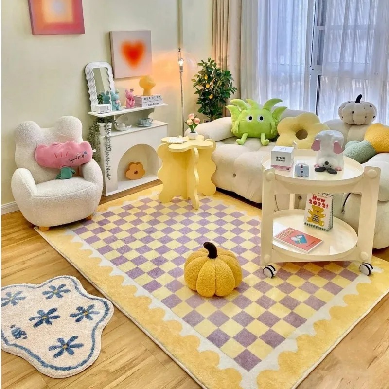Pink Blue Checkerboard Bedside - Outdoor Lighting Online avis et prix