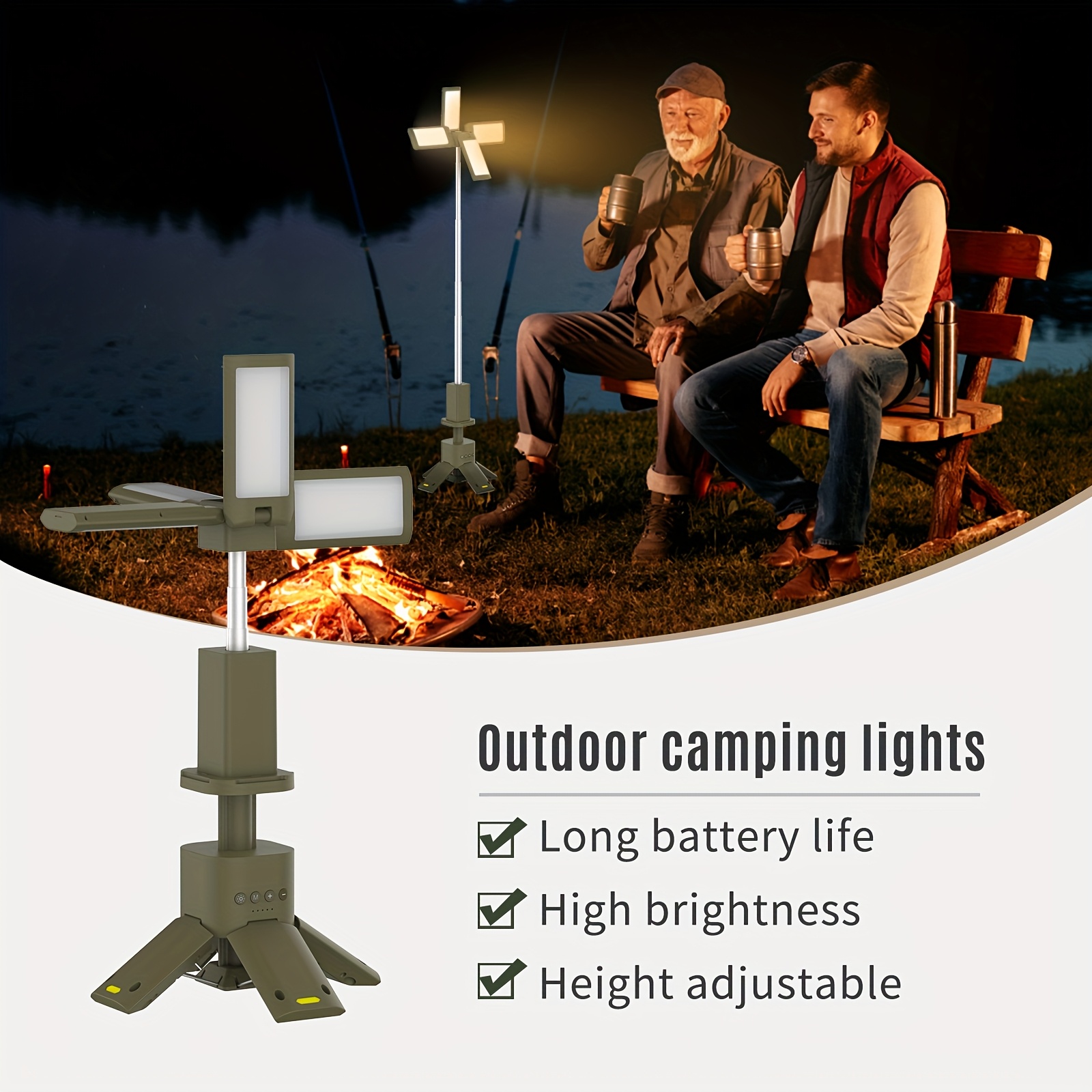 Camping Lantern, 14000mAh Rech - Outdoor Lighting Battery Powered avis et prix