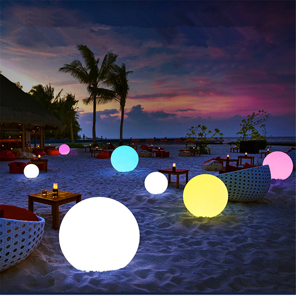 Rechargeable LED Glowing Ball  - Outdoor Lighting In Ground avis et prix