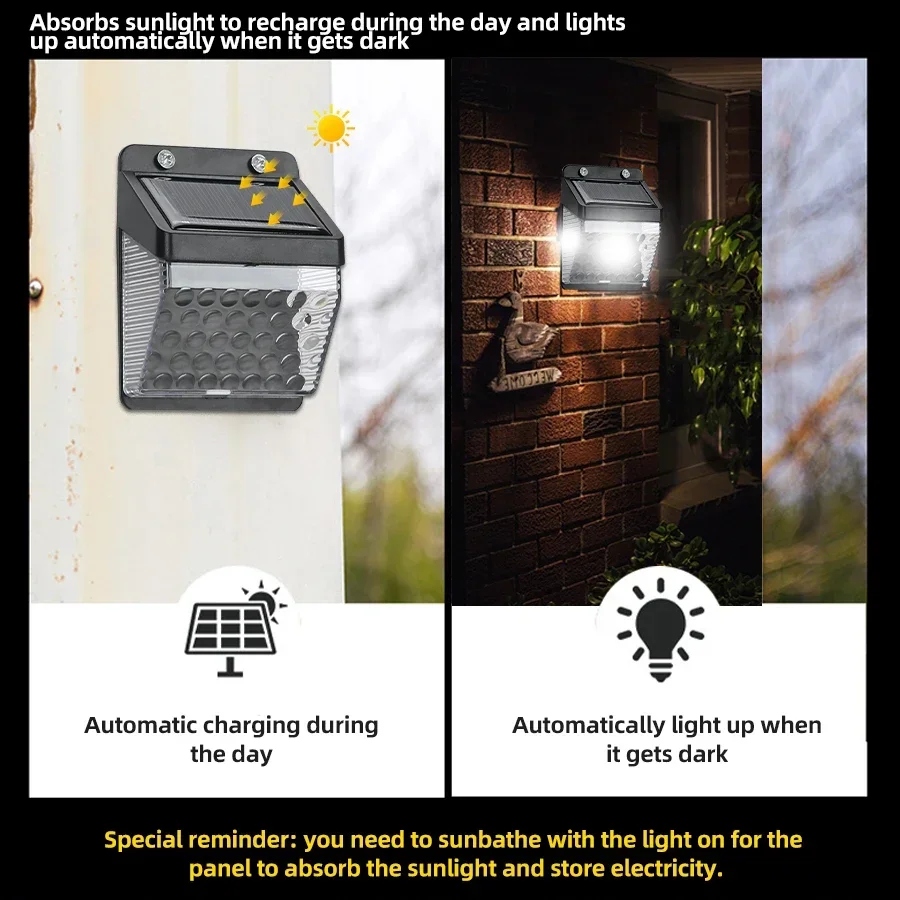 LED Solar Light PIR Motion Sen - Outdoor Lighting For Gazebo avis et prix