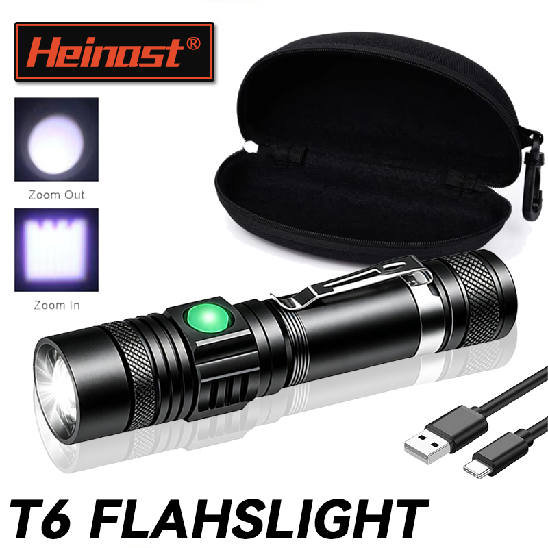 T6 LED Rechargeable Flashlight - Outdoor Lighting Setup avis et prix