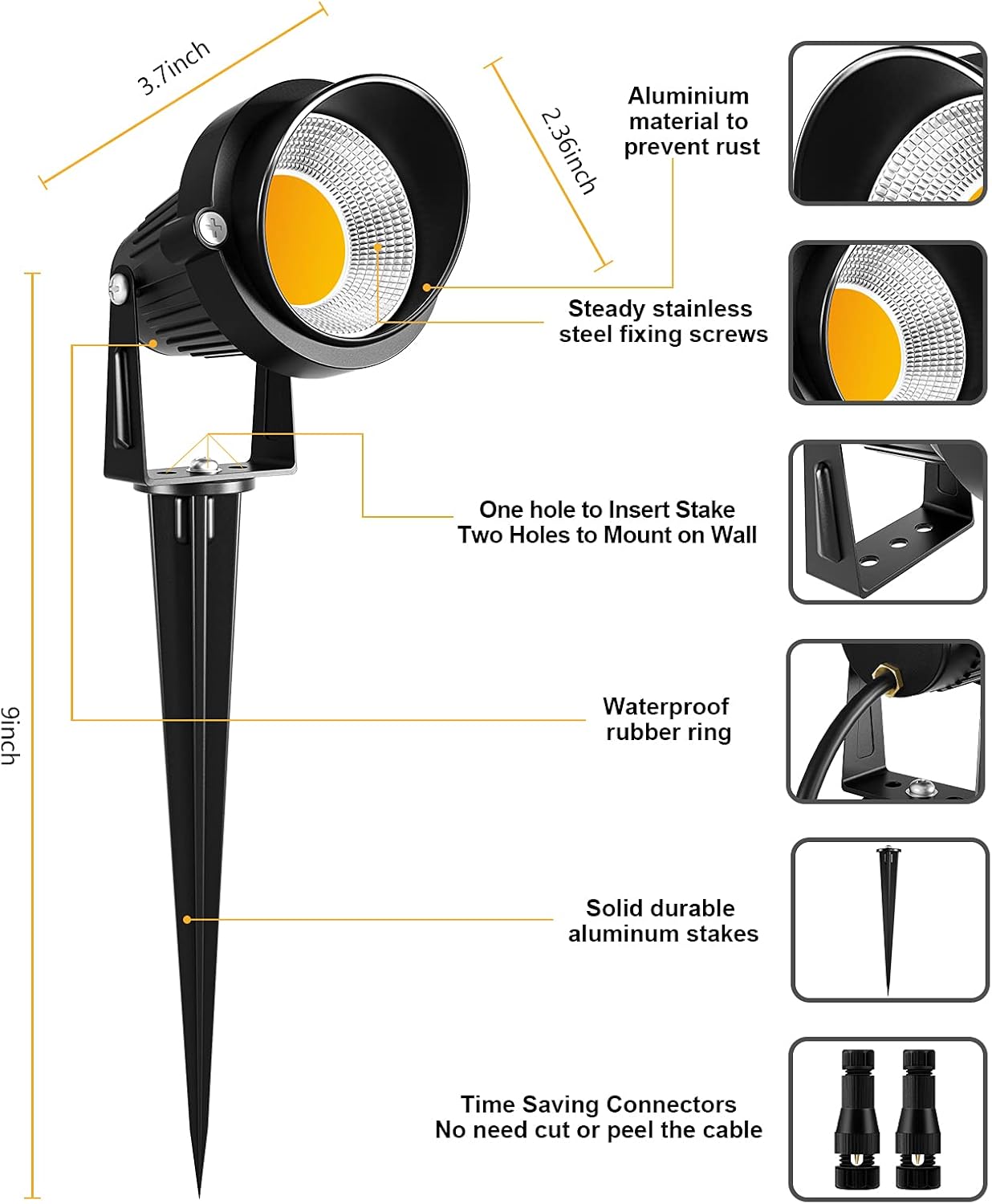 10W LED Landscape Lights with  - Outdoor Lighting And Landscape avis et prix