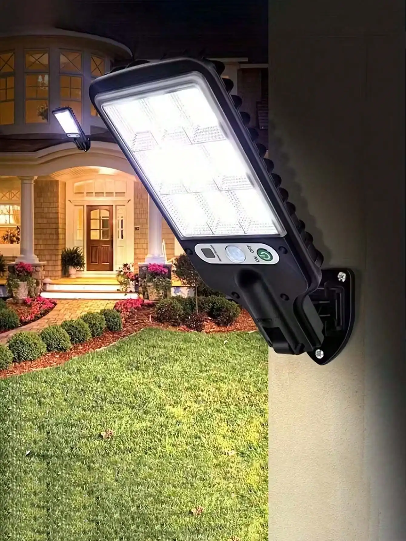 108 COB Solar Sensor Wall Ligh - Outdoor Lighting Remote Control avis et prix