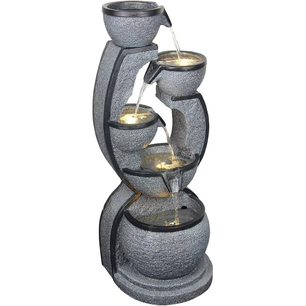 Water ountain Outdoor 37.4''H  - Outdoor Lighting Deck avis et prix