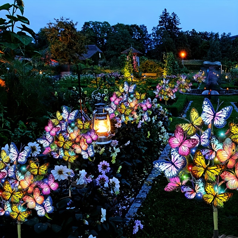 Solar LED Butterfly Garden Lig - Outdoor Lighting For Gazebo avis et prix