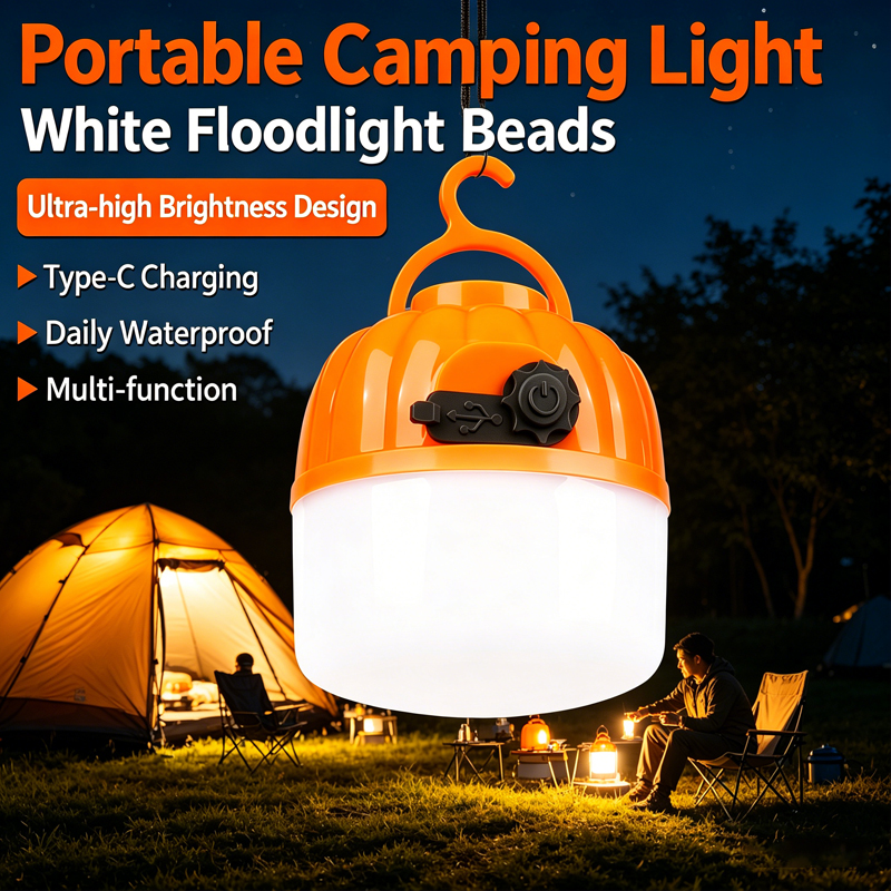 Mini Portable LED Pumpkin Bulb - Outdoor Lighting Setup avis et prix