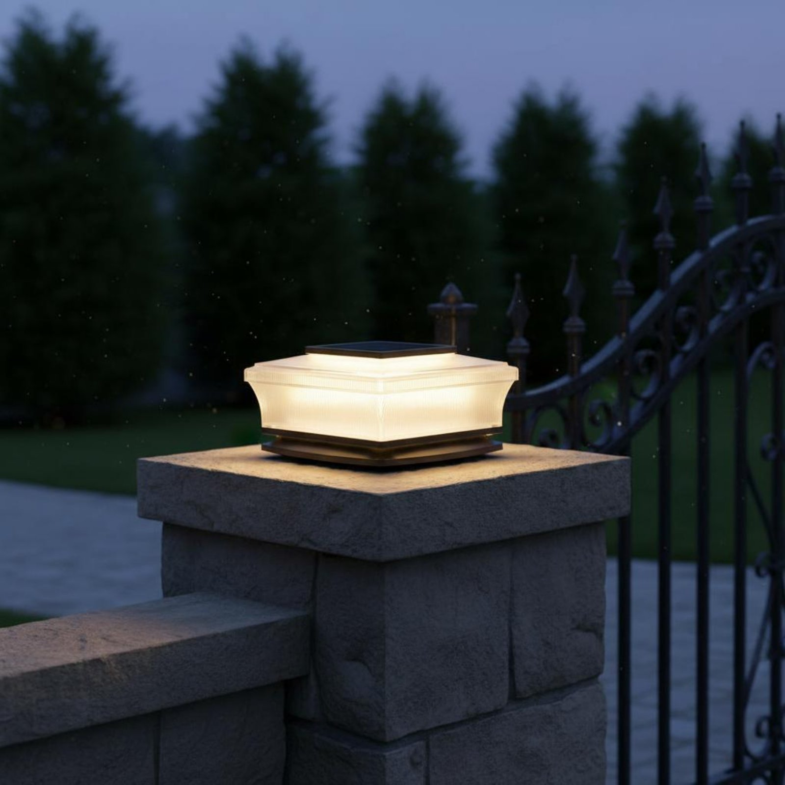 Solar Post Cap Light Wireless  - Outdoor Lighting Wireless avis et prix