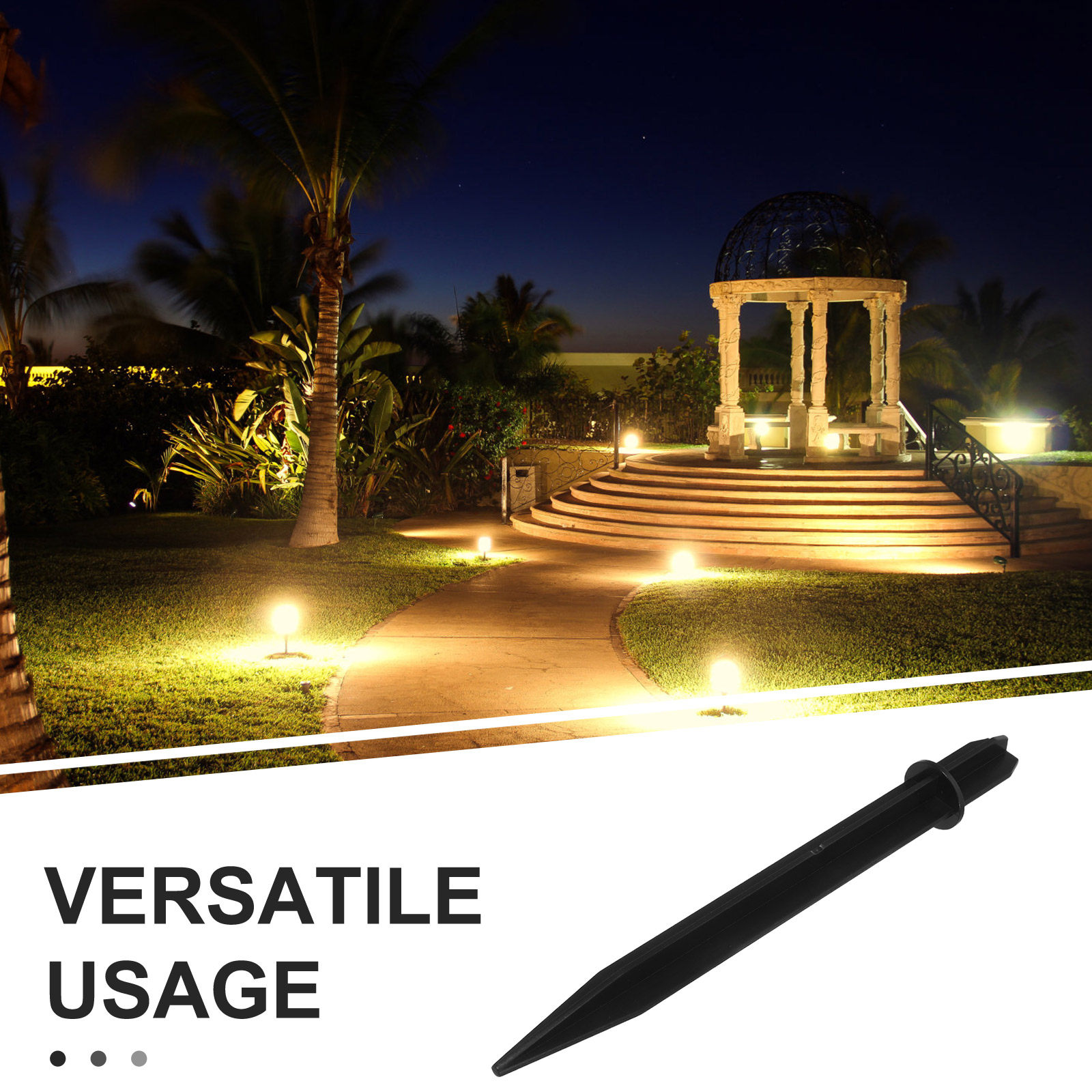 10Pcs Lawn Light Accessories P - Outdoor Lighting Yard Stakes avis et prix