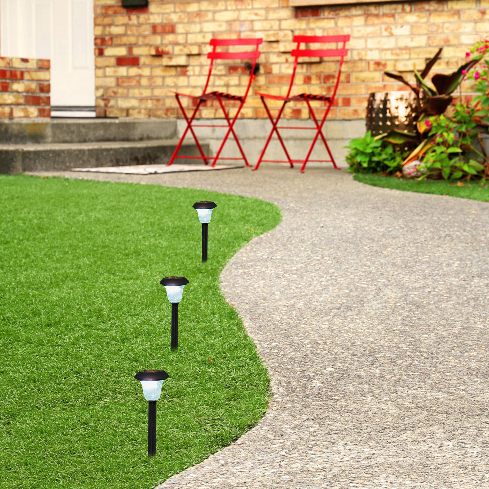 10Pcs Lawn Light Accessories P - Outdoor Lighting Yard Stakes avis et prix