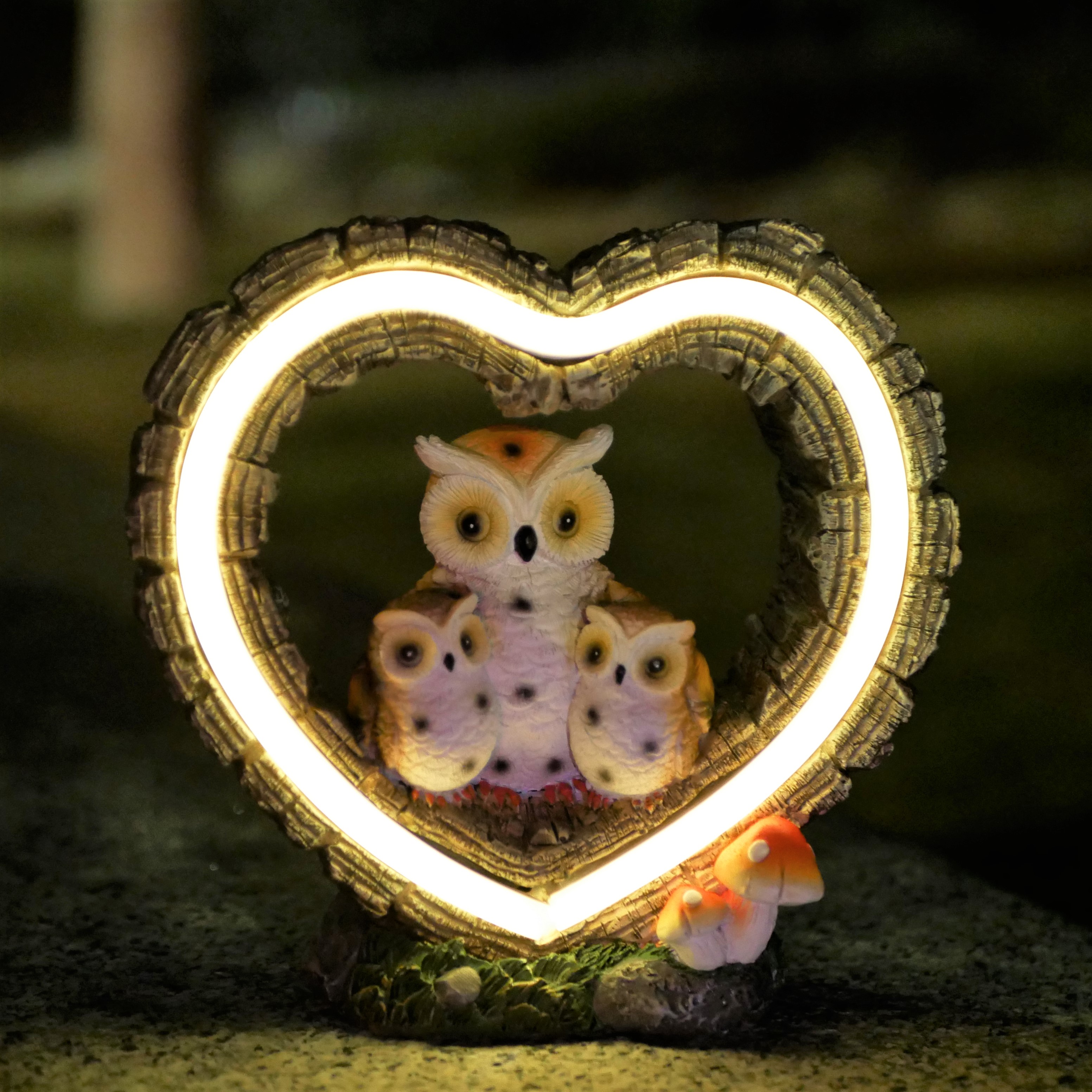 1Pc Solar-Powered Light, Heart - Outdoor Lighting And Landscape avis et prix