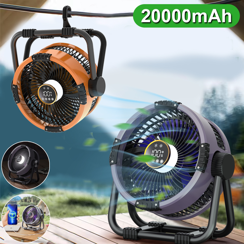Ceiling Fan Portable Electric  - Outdoor Lighting Remote Control avis et prix