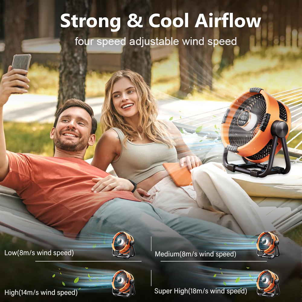Ceiling Fan Portable Electric  - Outdoor Lighting Remote Control avis et prix