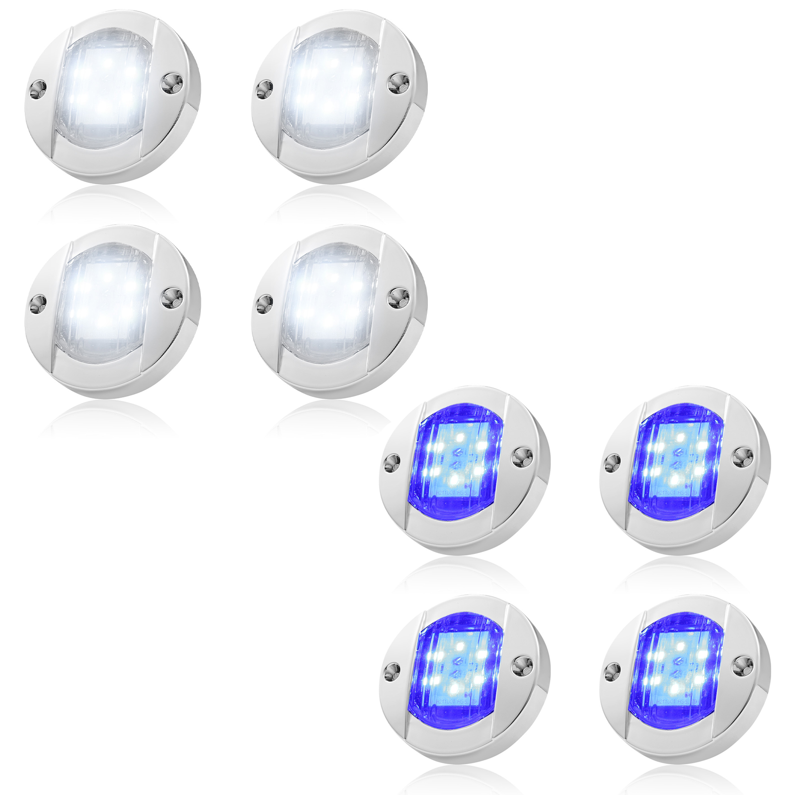 4Pcs 12V LED Marine Boat Inter - Outdoor Lighting Deck avis et prix