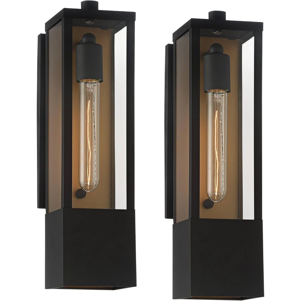 Outdoor Wall Light Set of 2, T - Outdoor Lighting Deck avis et prix