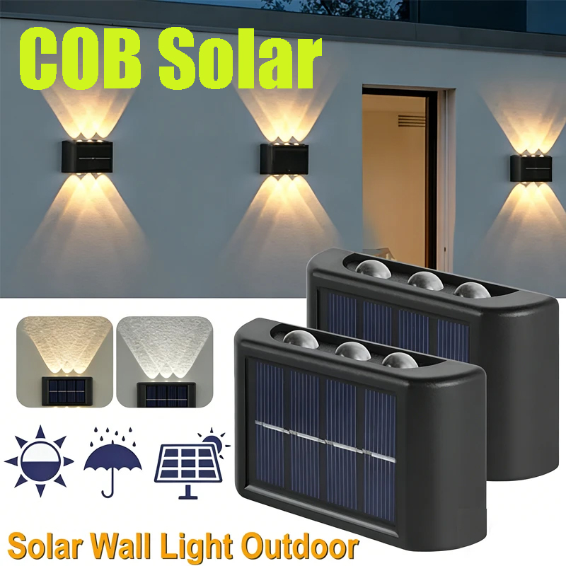COB Solar Wall Lamp Outdoor Wa - Outdoor Lighting And Landscape avis et prix