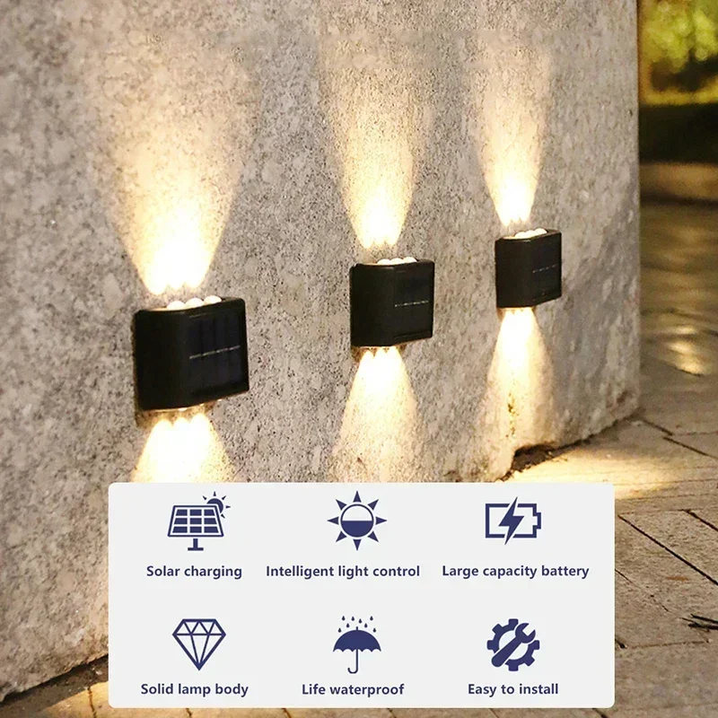COB Solar Wall Lamp Outdoor Wa - Outdoor Lighting And Landscape avis et prix