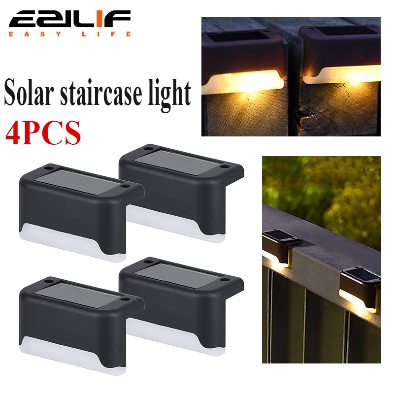 4PCS Solar Deck Light Outdoor  - Outdoor Lighting Deck avis et prix