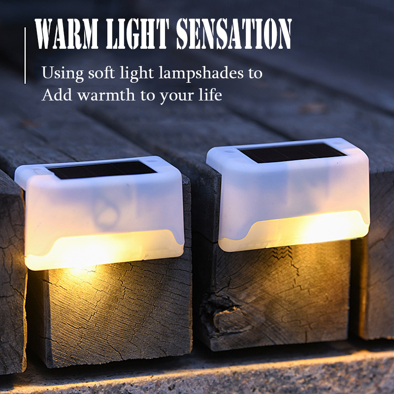 4PCS Solar Deck Light Outdoor  - Outdoor Lighting Deck avis et prix