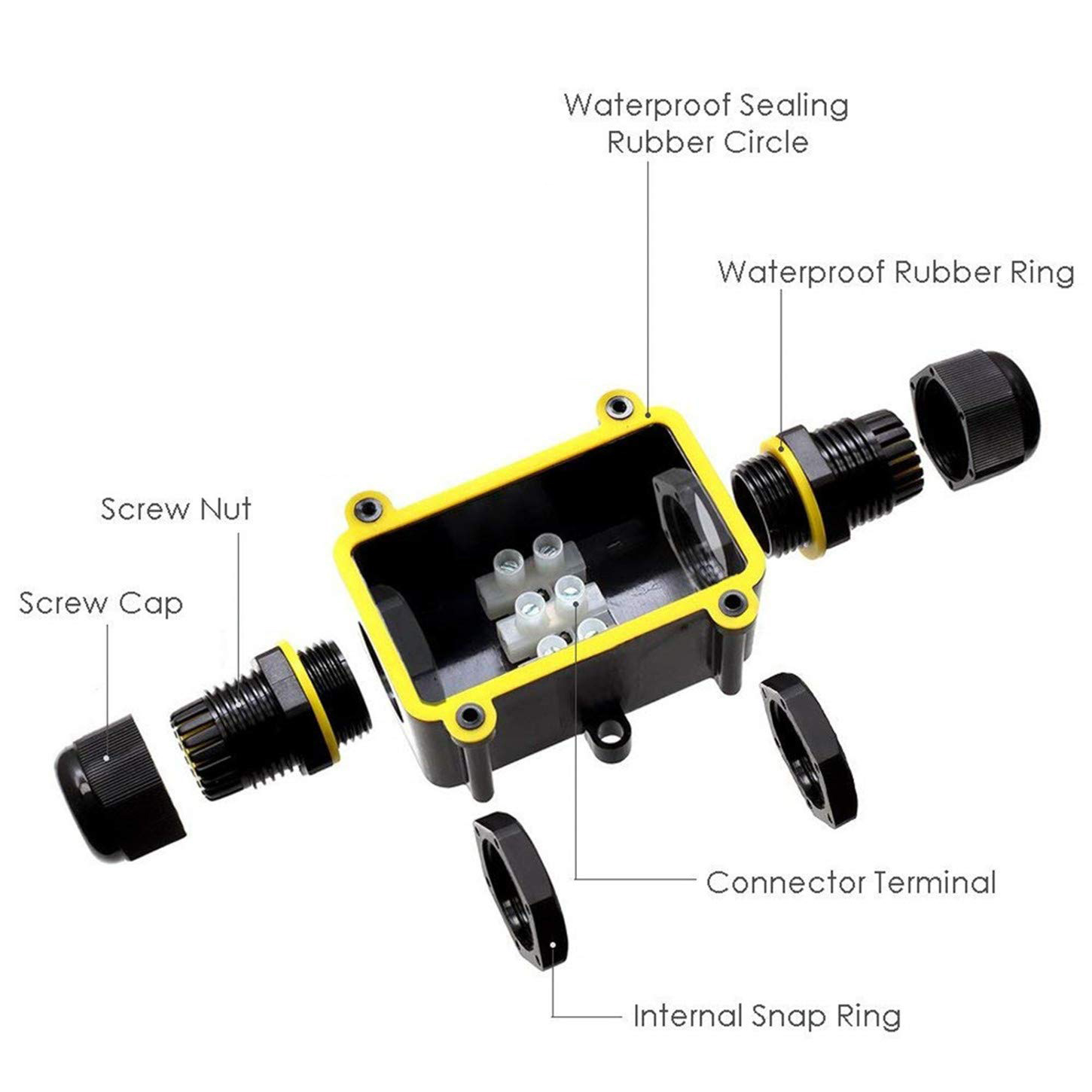 2 Way Outdoor Waterproof IP66  - Outdoor Lighting Electrical Box avis et prix