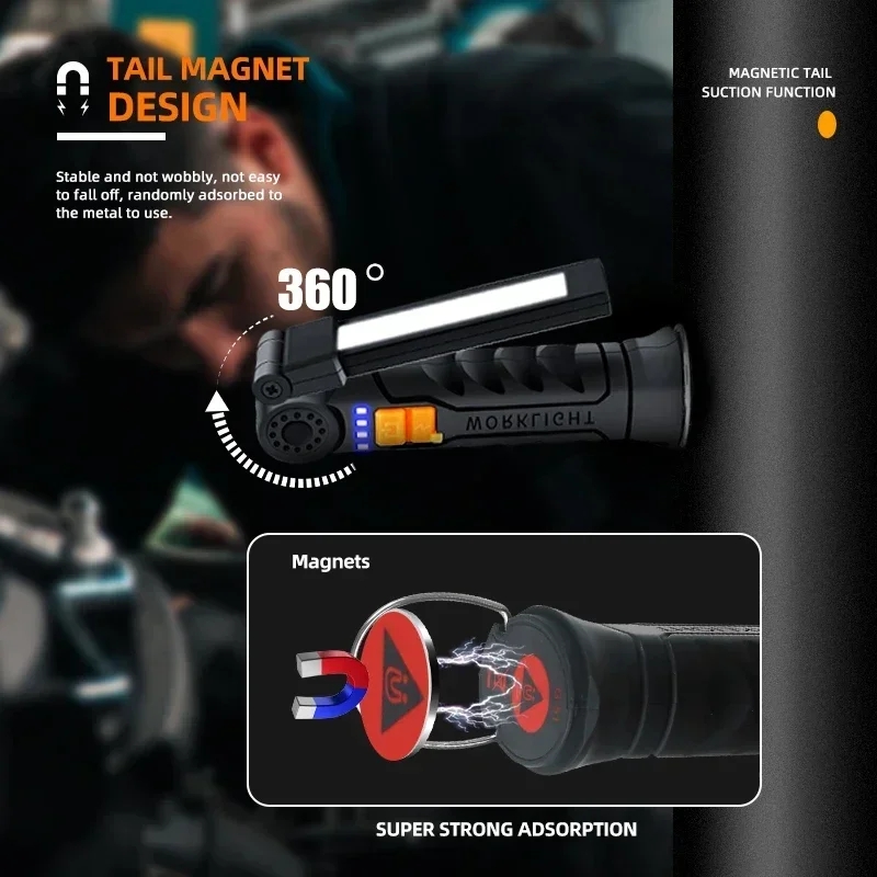 Portable COB LED Flashlight US - Outdoor Lighting Setup avis et prix