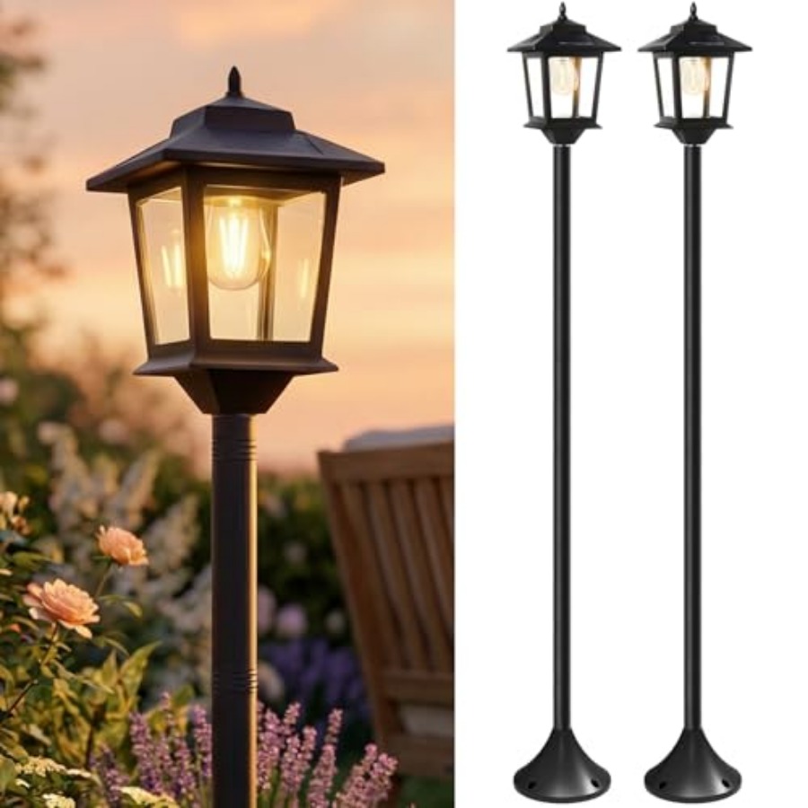 Outdoor Solar Post Lights, 2-P - Outdoor Lighting Dusk To Dawn avis et prix