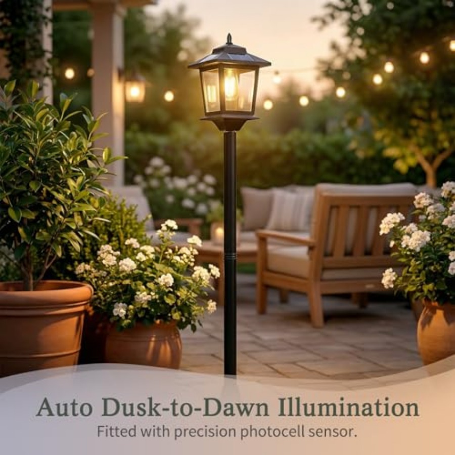Outdoor Solar Post Lights, 2-P - Outdoor Lighting Dusk To Dawn avis et prix