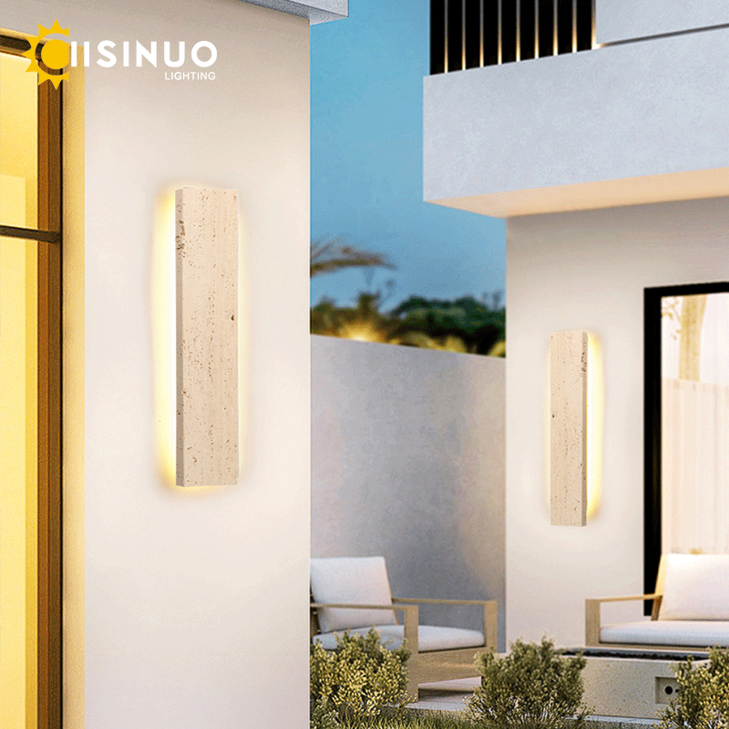 Outdoor Long Wall Light Natura - Outdoor Lighting Bronze avis et prix