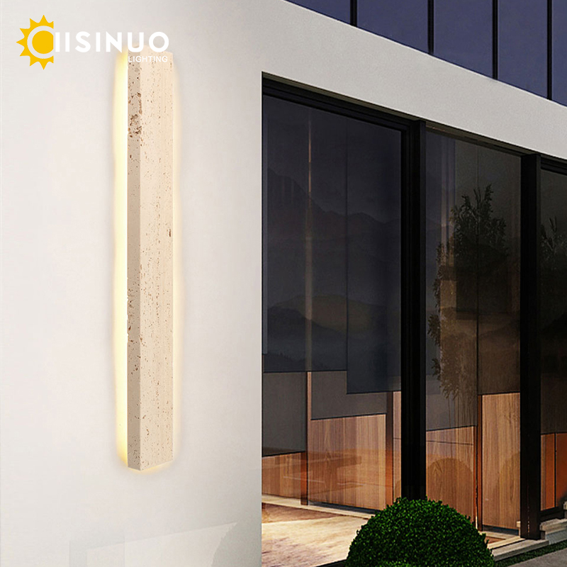 Outdoor Long Wall Light Natura - Outdoor Lighting Bronze avis et prix