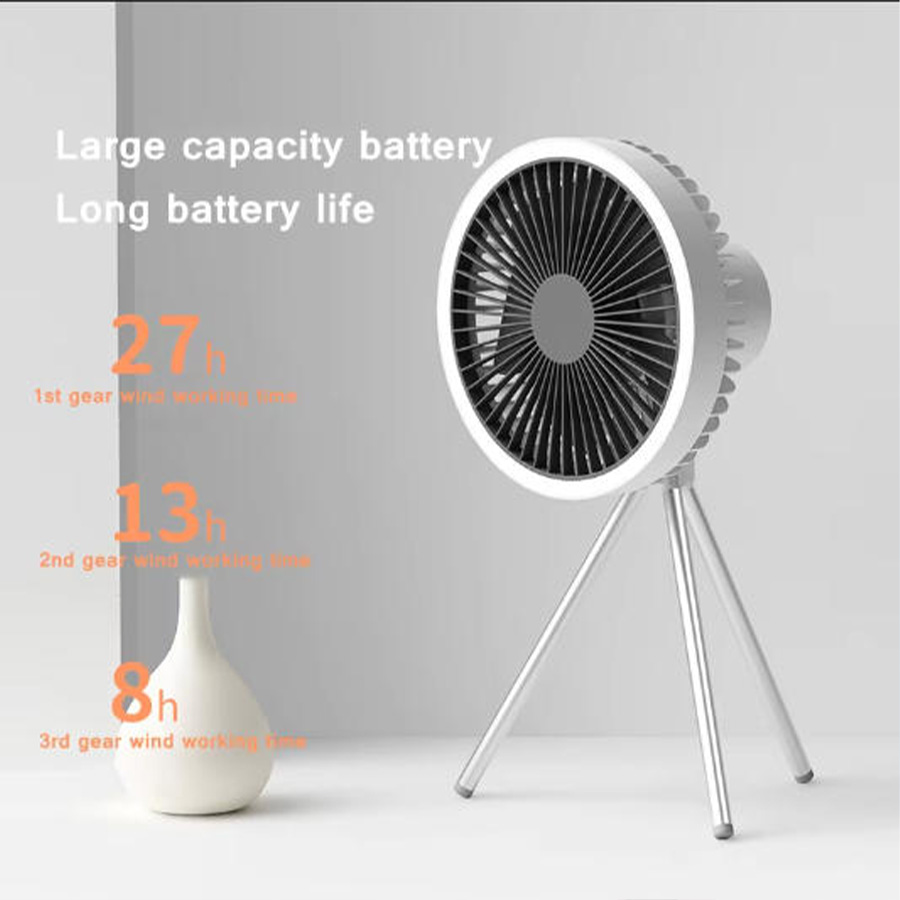 Portable Camping Fan With LED  - Outdoor Lighting Wireless avis et prix
