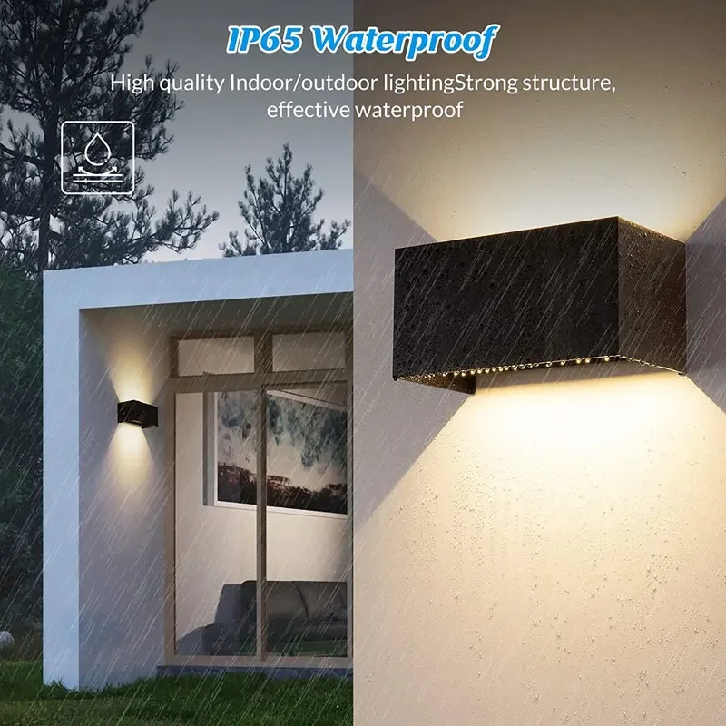 Aluminum LED Wall Lamp Outdoor - Outdoor Lighting Bronze avis et prix