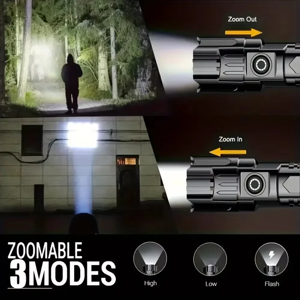 Super Bright LED Flashlight US - Zinc Outdoor Lighting avis et prix