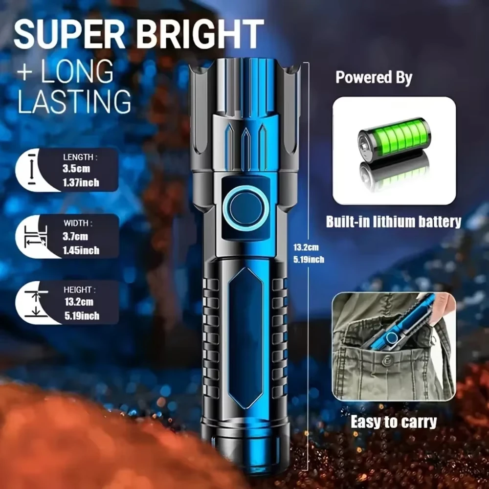 Super Bright LED Flashlight US - Zinc Outdoor Lighting avis et prix