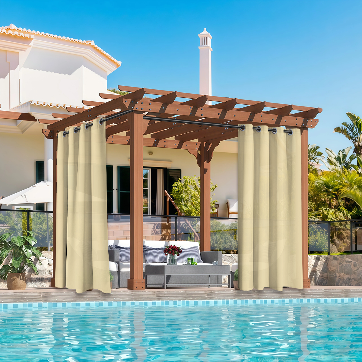 2 PCS Outdoor Light Filtering  - Outdoor Lighting For Gazebo avis et prix